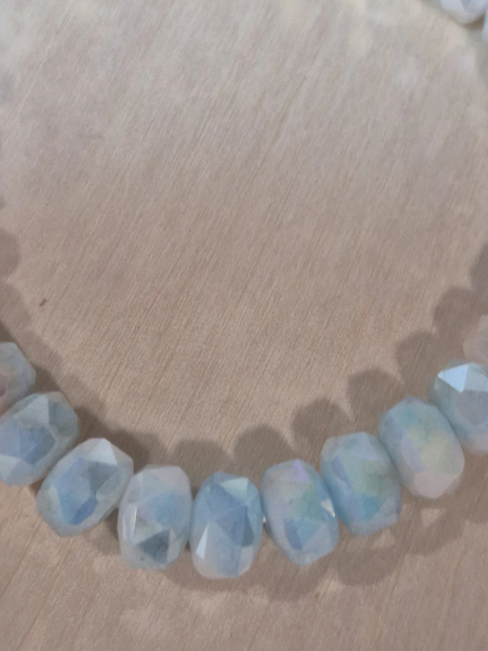 🩷💜NEW🩷💜 PRETTY!! Faceted MOSS AGATE With MOONSTONE Mix Stretch Bracelet